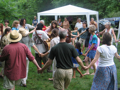 July 4 2006 at Traprock Peace Center