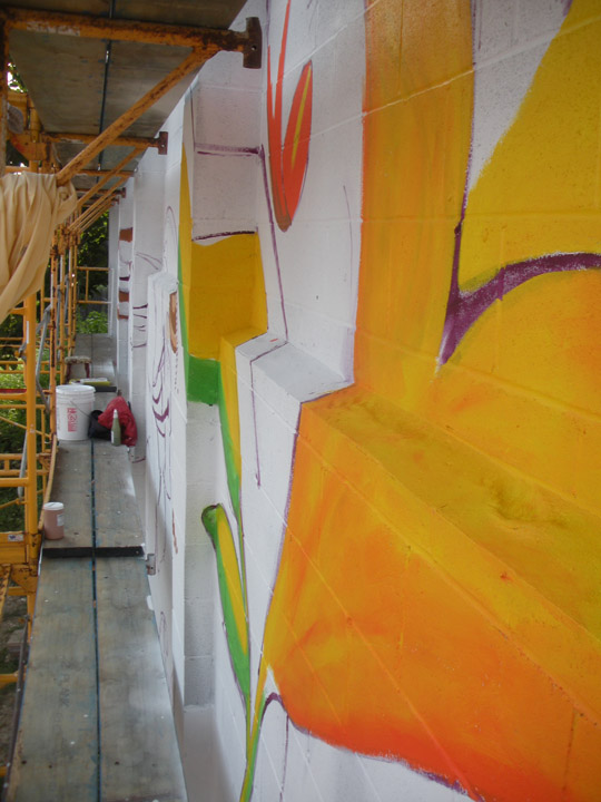 Baltimore Mural, Monroe Street, Colors