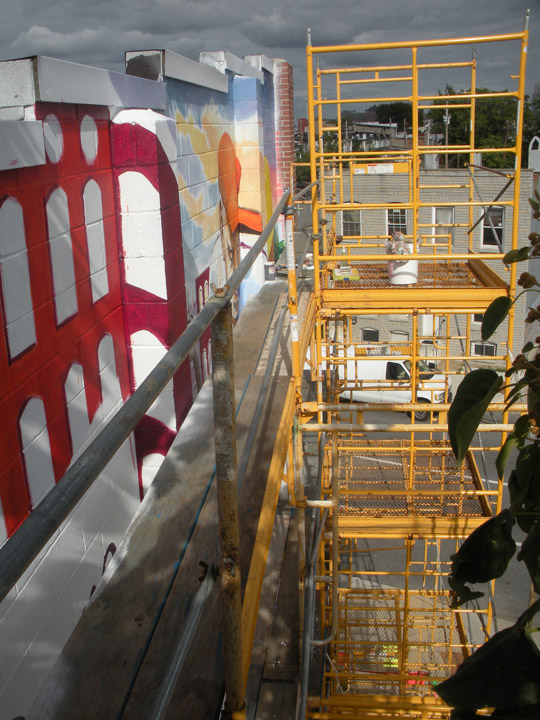 Baltimore Mural, Monroe Street, Top Floor